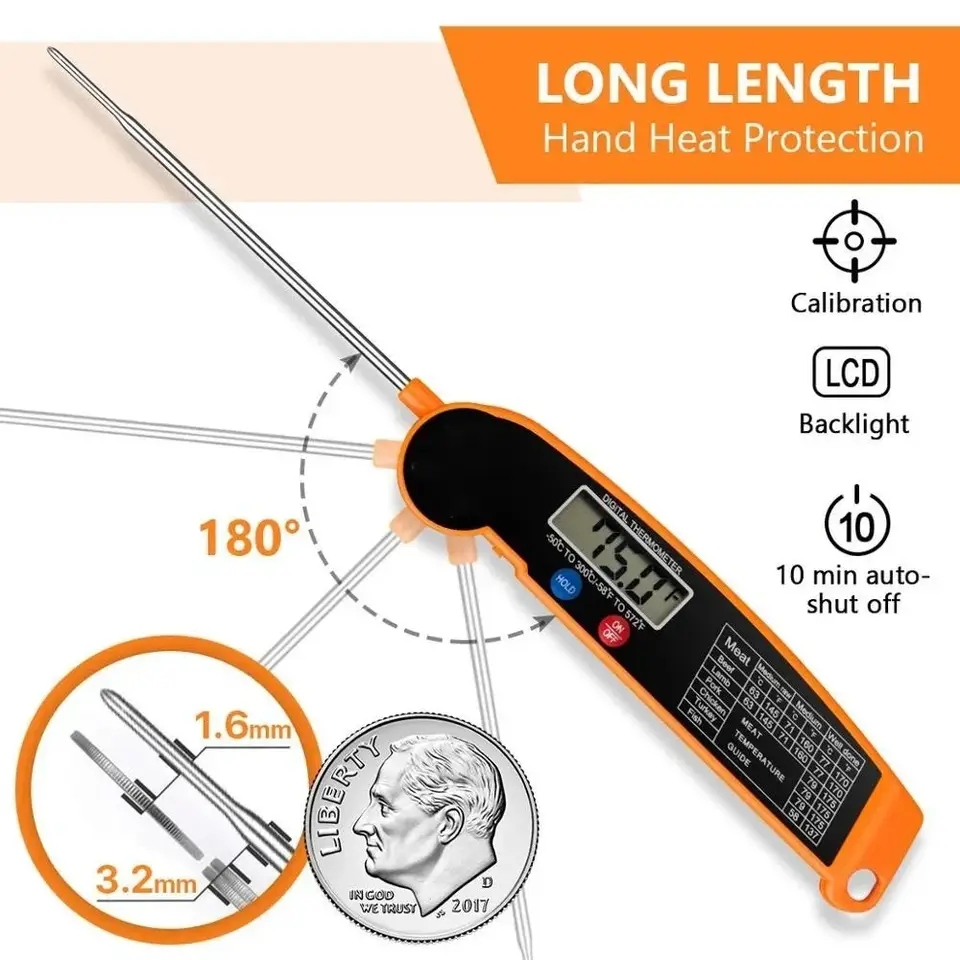 Hot Sale Digital Kitchen Food  - đánh giá và giá Meat Thermometer