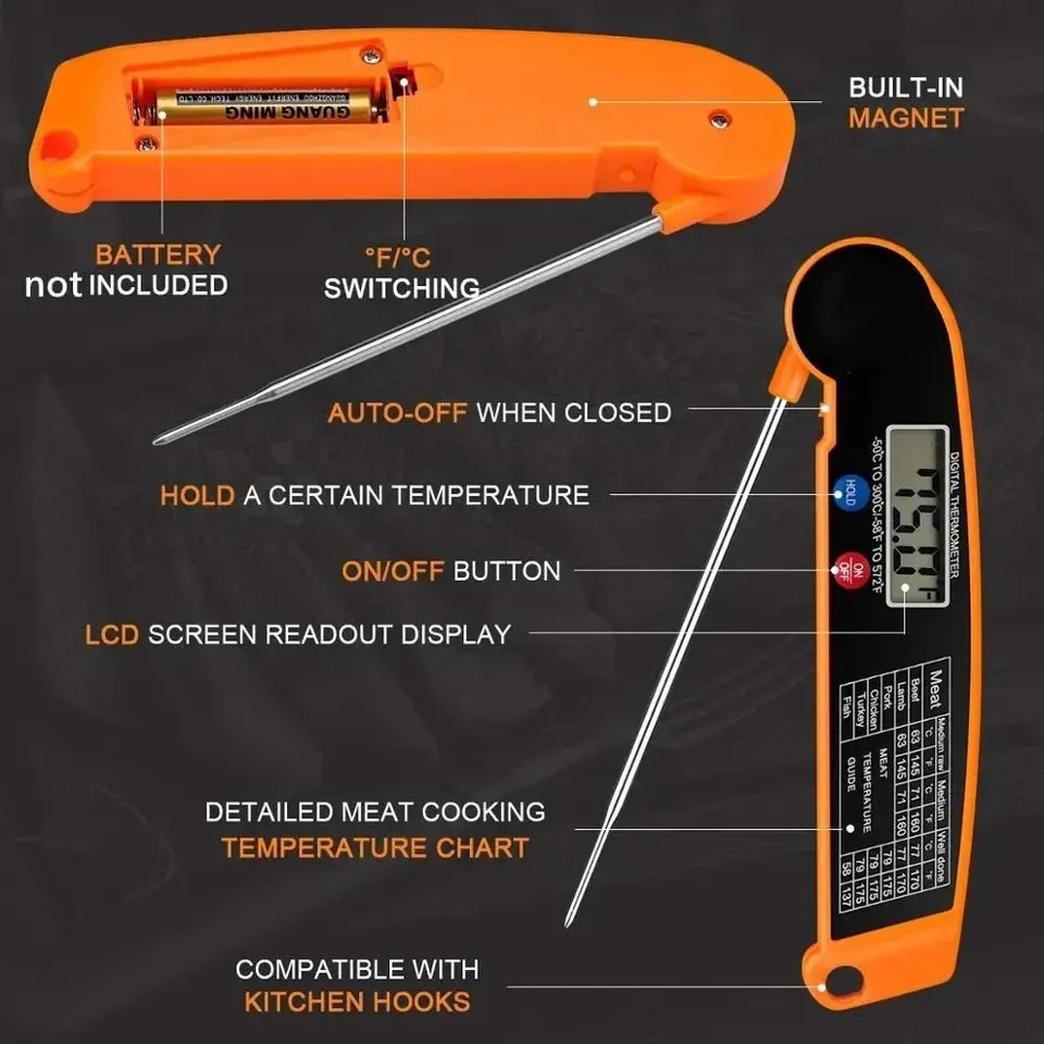 Hot Sale Digital Kitchen Food  - đánh giá và giá Meat Thermometer