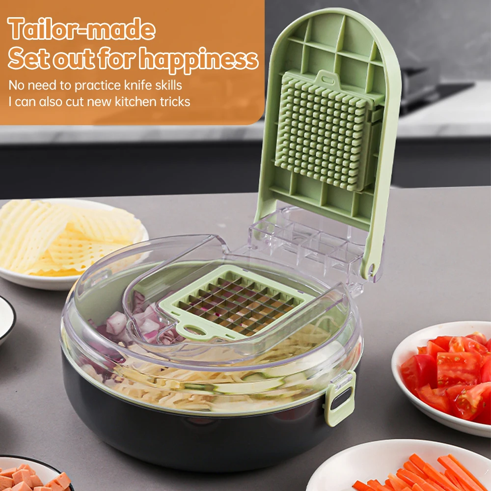 Vegetable Chopper with Contain - đánh giá và giá Kitchen Gadgets Save Time