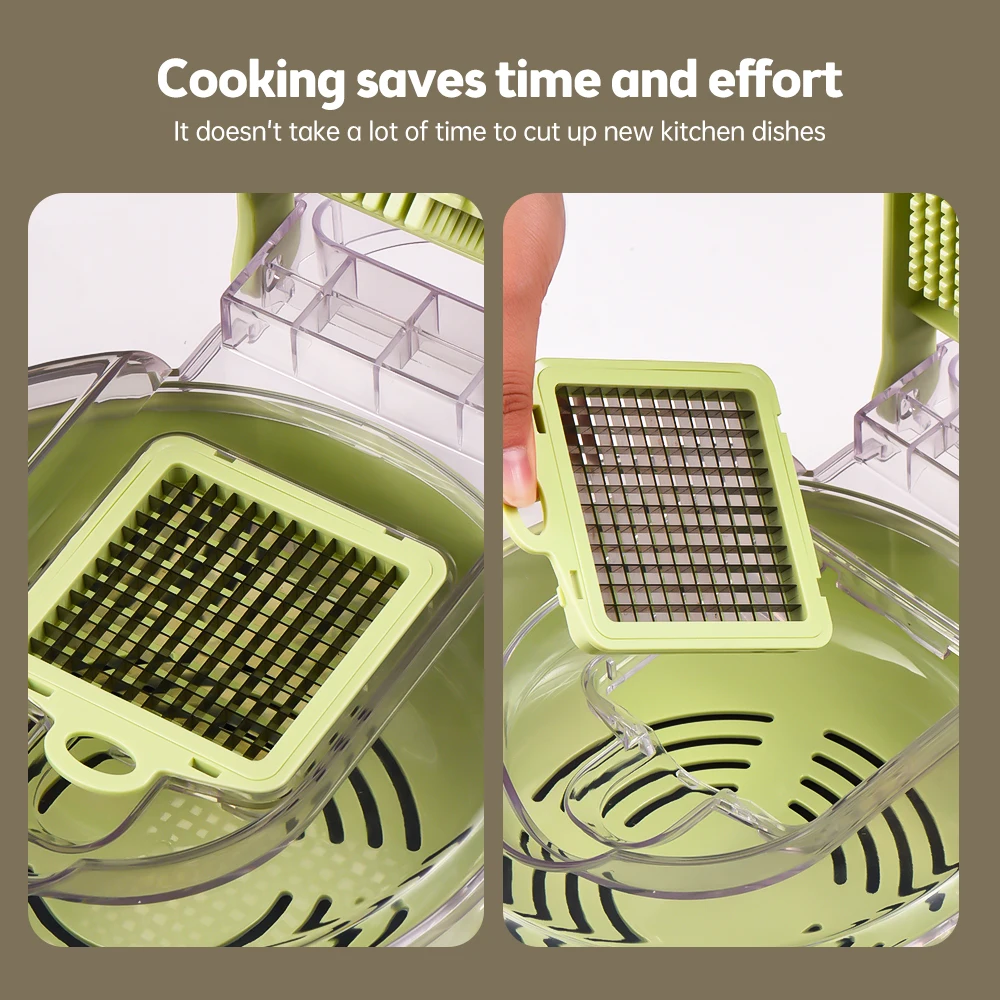 Vegetable Chopper with Contain - đánh giá và giá Kitchen Gadgets Save Time