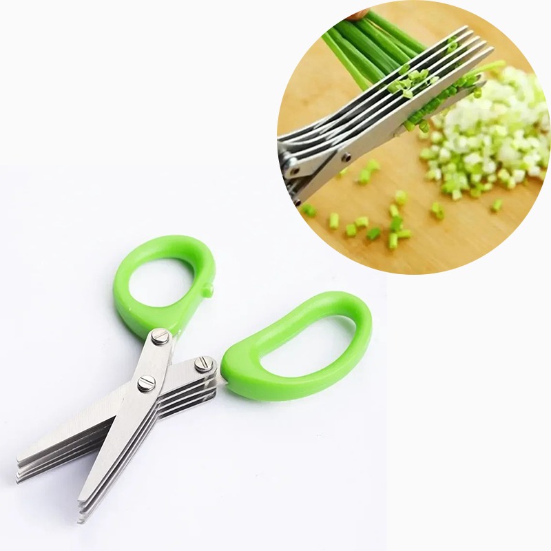 Time Saving Herb Scissors 5 Bl - đánh giá và giá Kitchen Gadgets Save Time