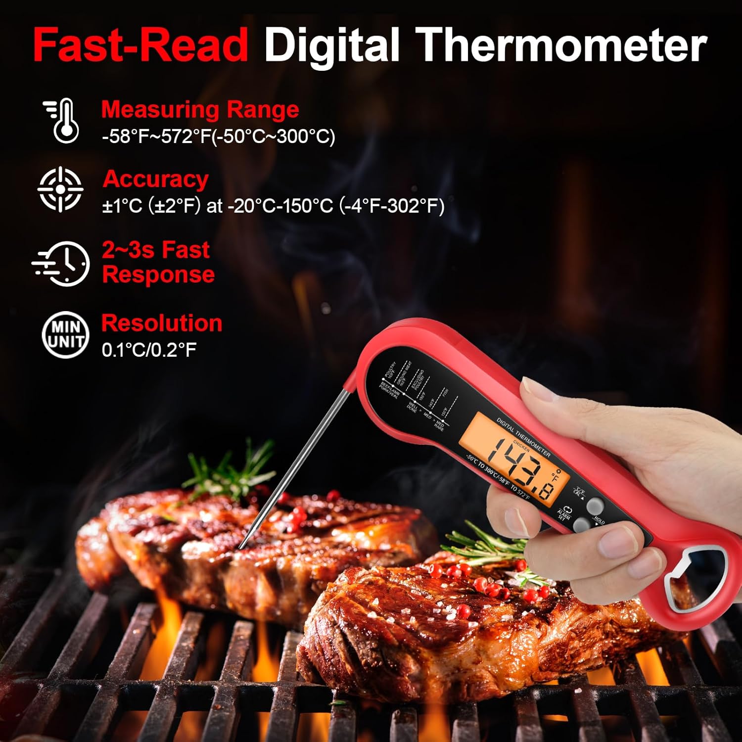 Professional Digital Meat Ther - đánh giá và giá Meat Thermometer
