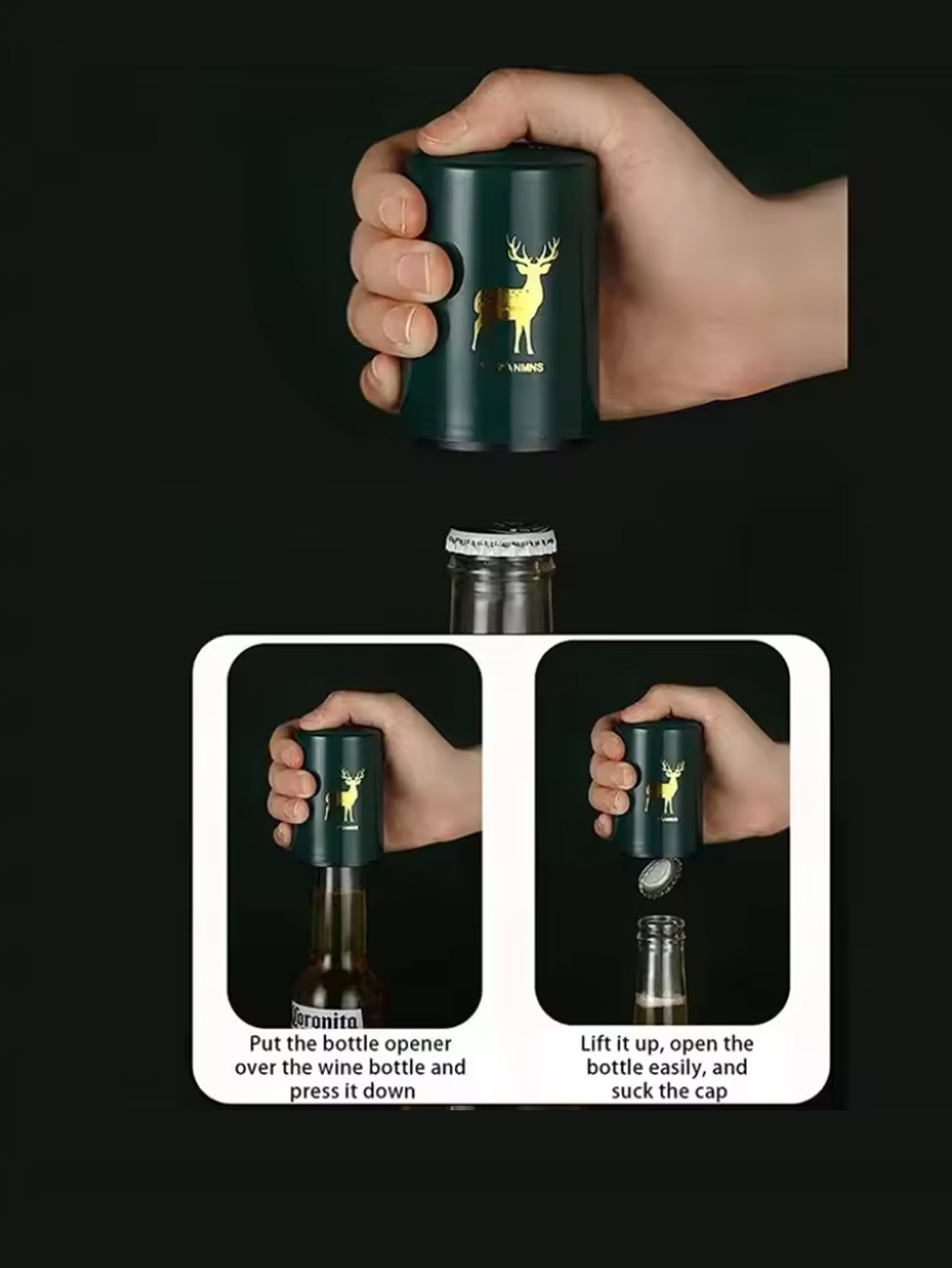 1Pcs Automatic Beer Bottle Ope - đánh giá và giá Kitchen Gadgets Design