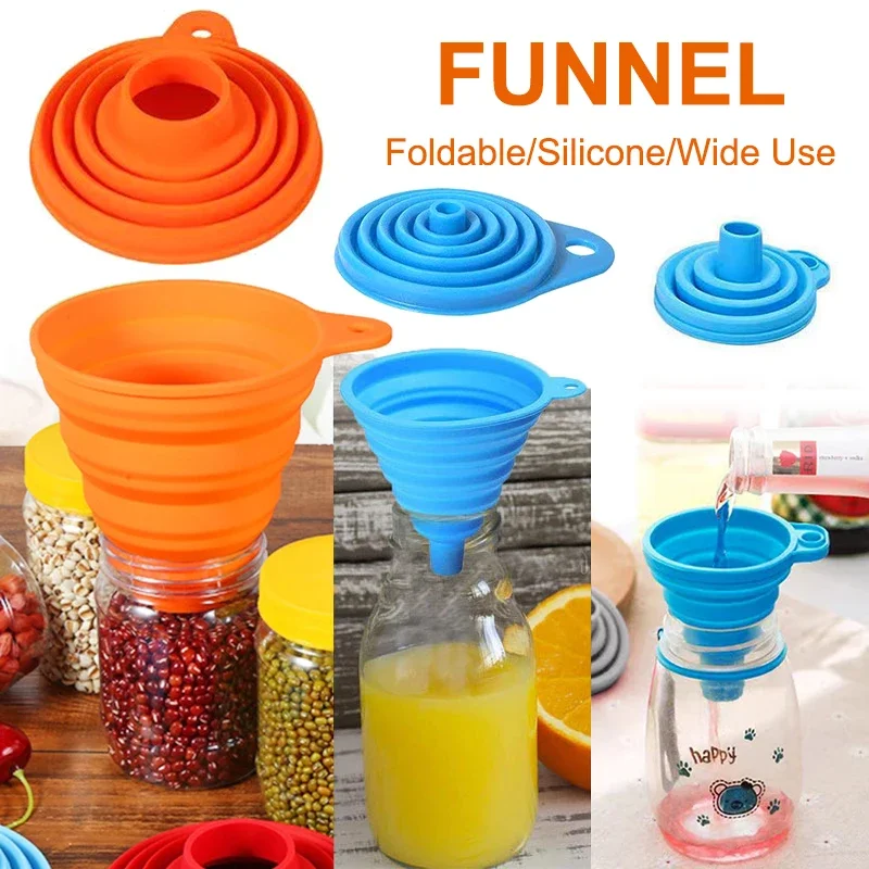 1/4PCS Silicone Collapsible Fu - đánh giá và giá Kitchen Gadgets Design