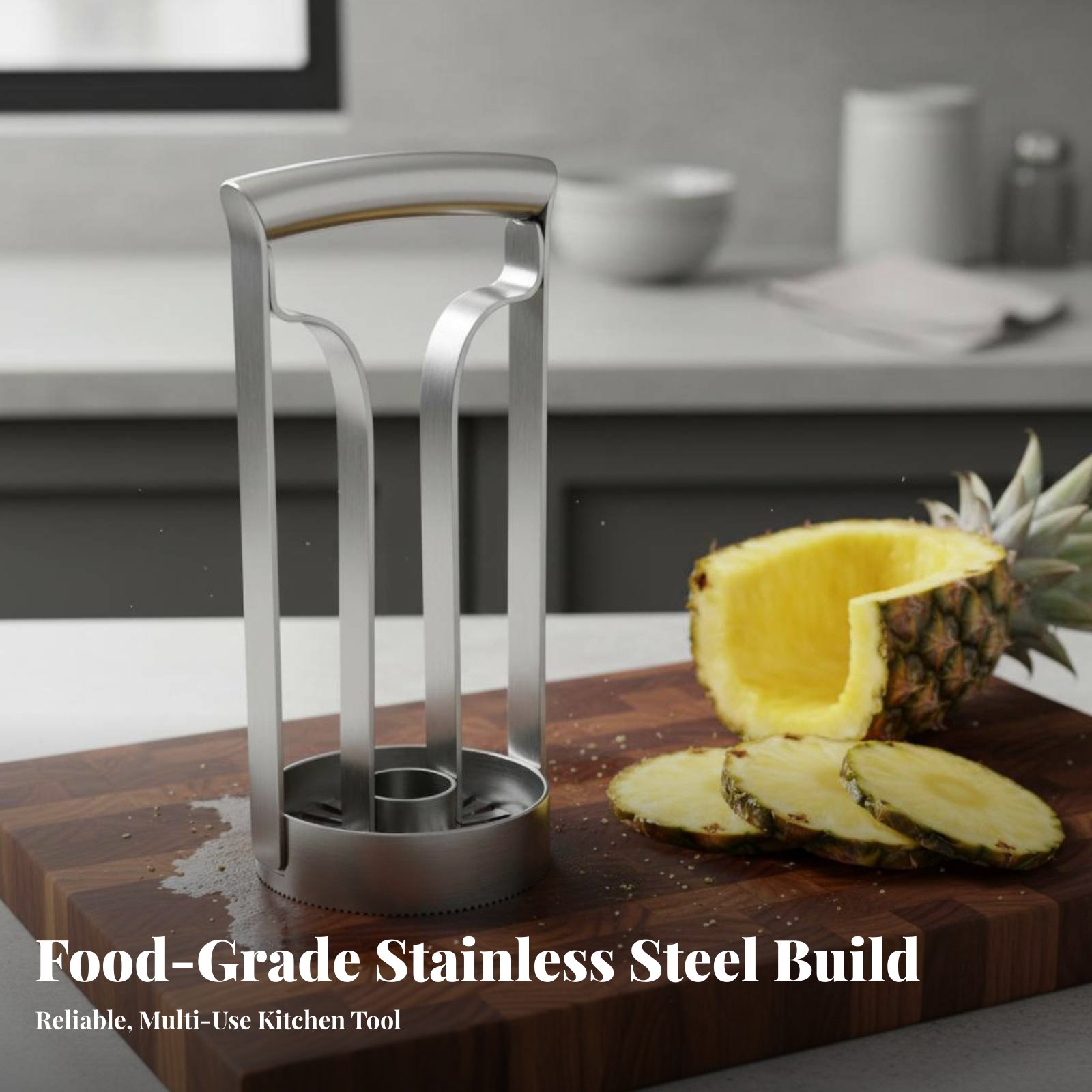 Stainless Steel Pineapple Cutt - đánh giá và giá Kitchen Gadgets Save Time