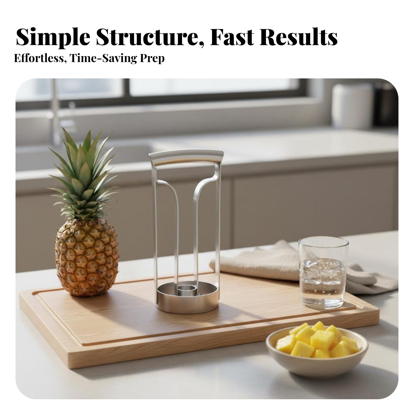 Stainless Steel Pineapple Cutt - đánh giá và giá Kitchen Gadgets Save Time