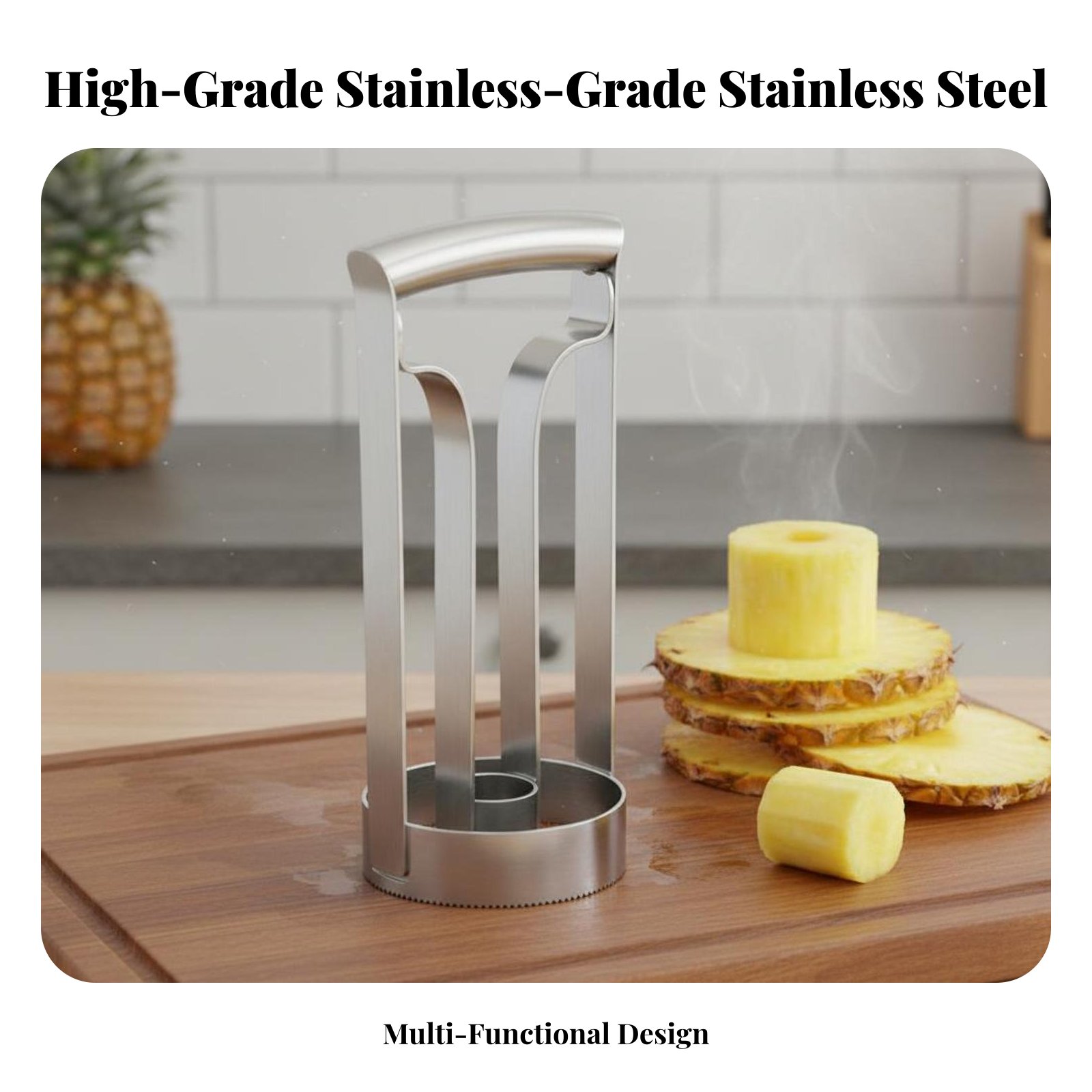 Stainless Steel Pineapple Cutt - đánh giá và giá Kitchen Gadgets Save Time
