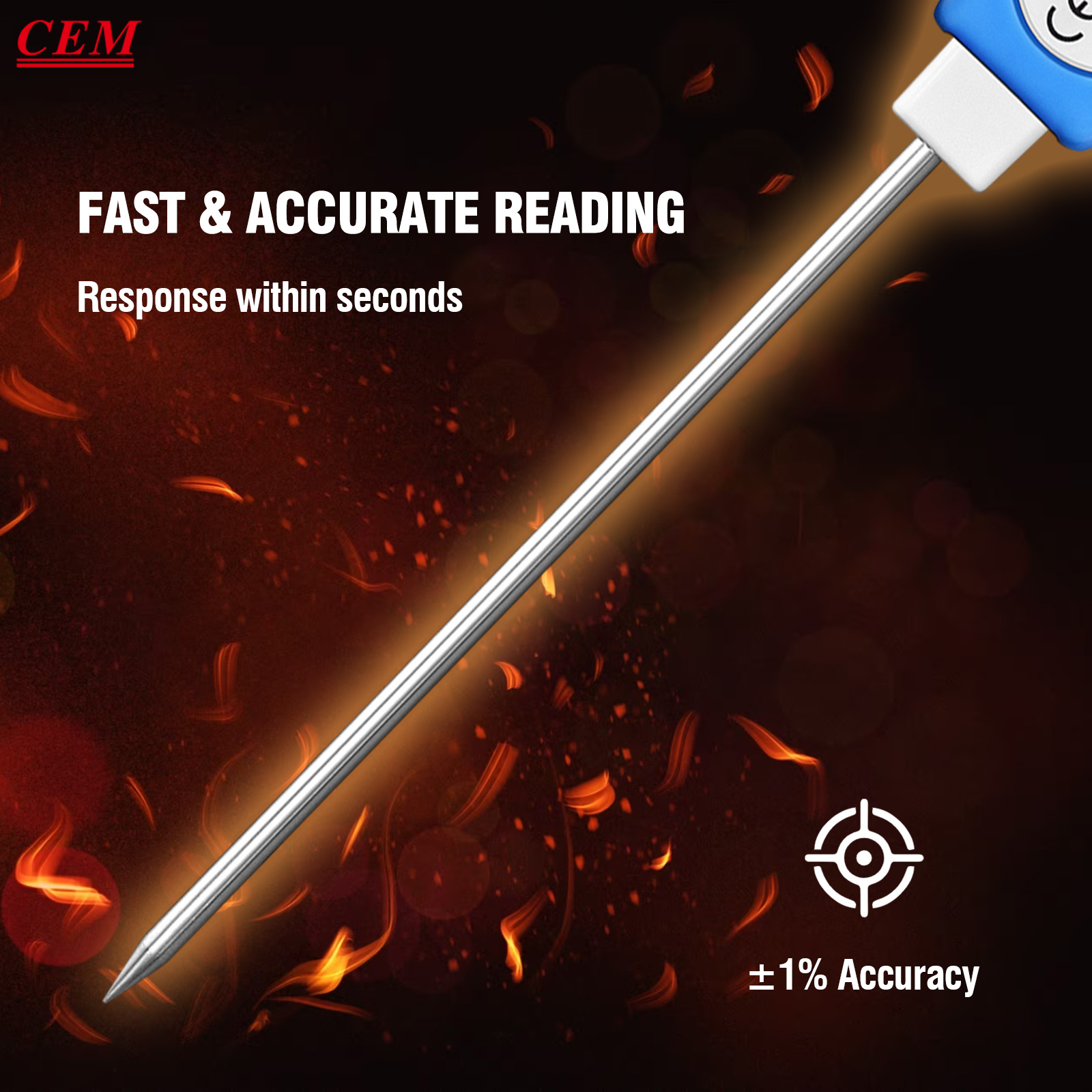 CEM Meat Thermometer Digital,  - đánh giá và giá Meat Thermometer