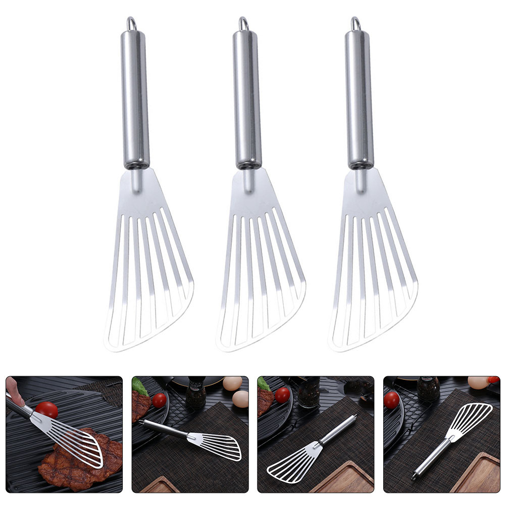 3pcs Stainless Steel Spatula F - đánh giá và giá Kitchen Gadgets Design