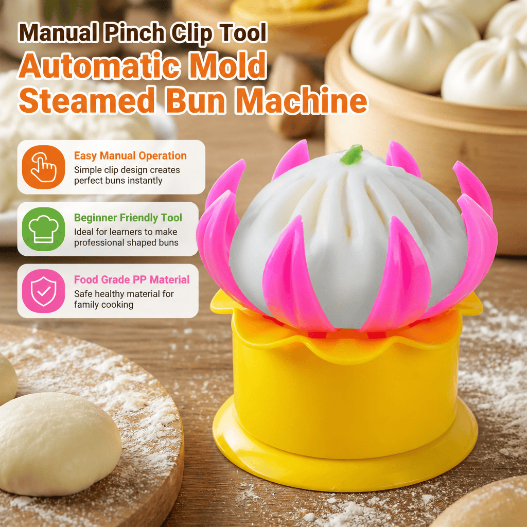 Steamed Bun Mold Manual Maker  - đánh giá và giá Kitchen Gadgets Save Time